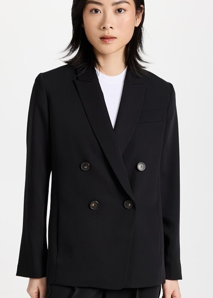 Crepe Suiting Blazer
